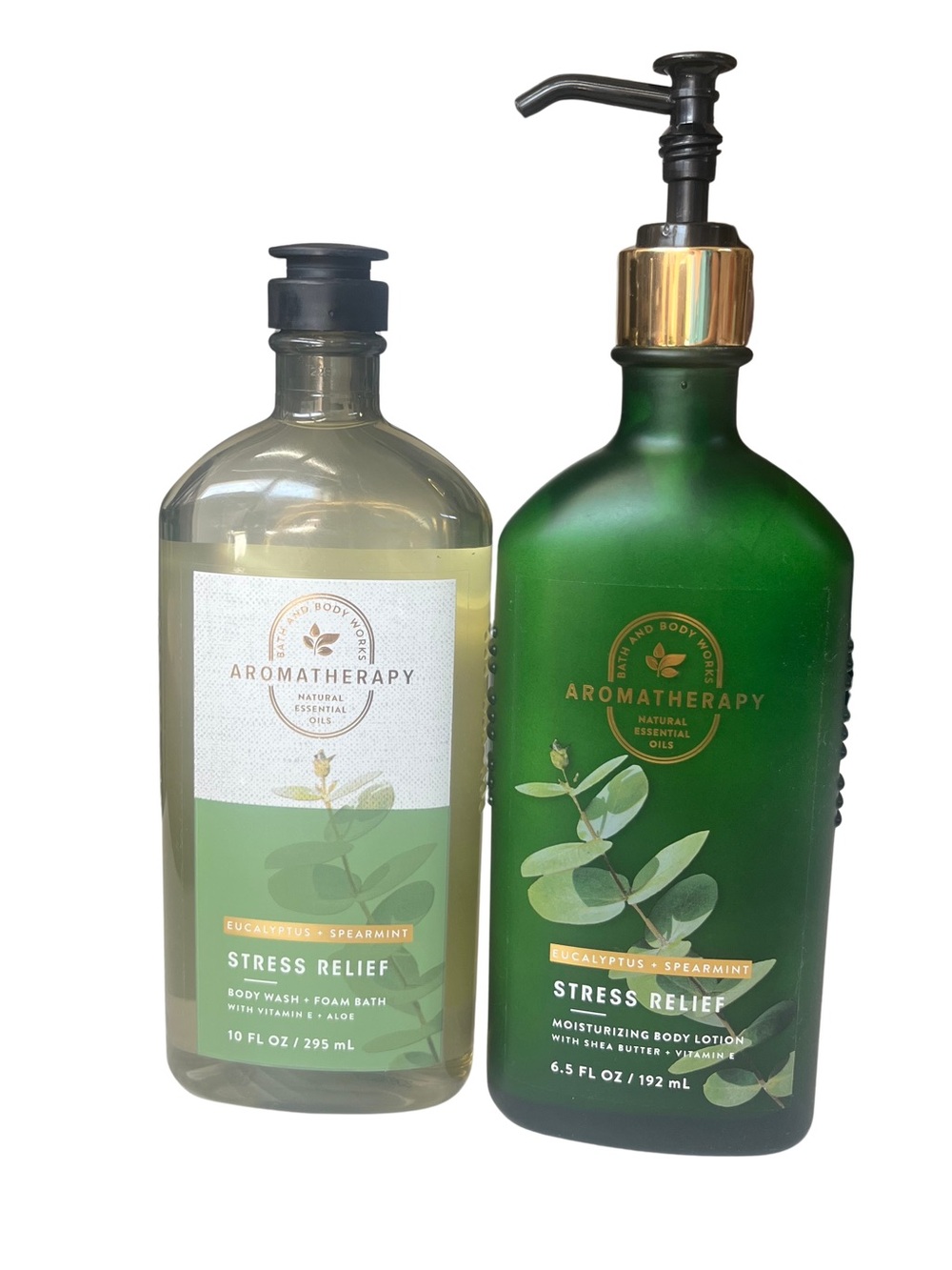 🧴 Bath & Body Works Aromatherapy Stress Relief Eucalyptus Spearmint Set